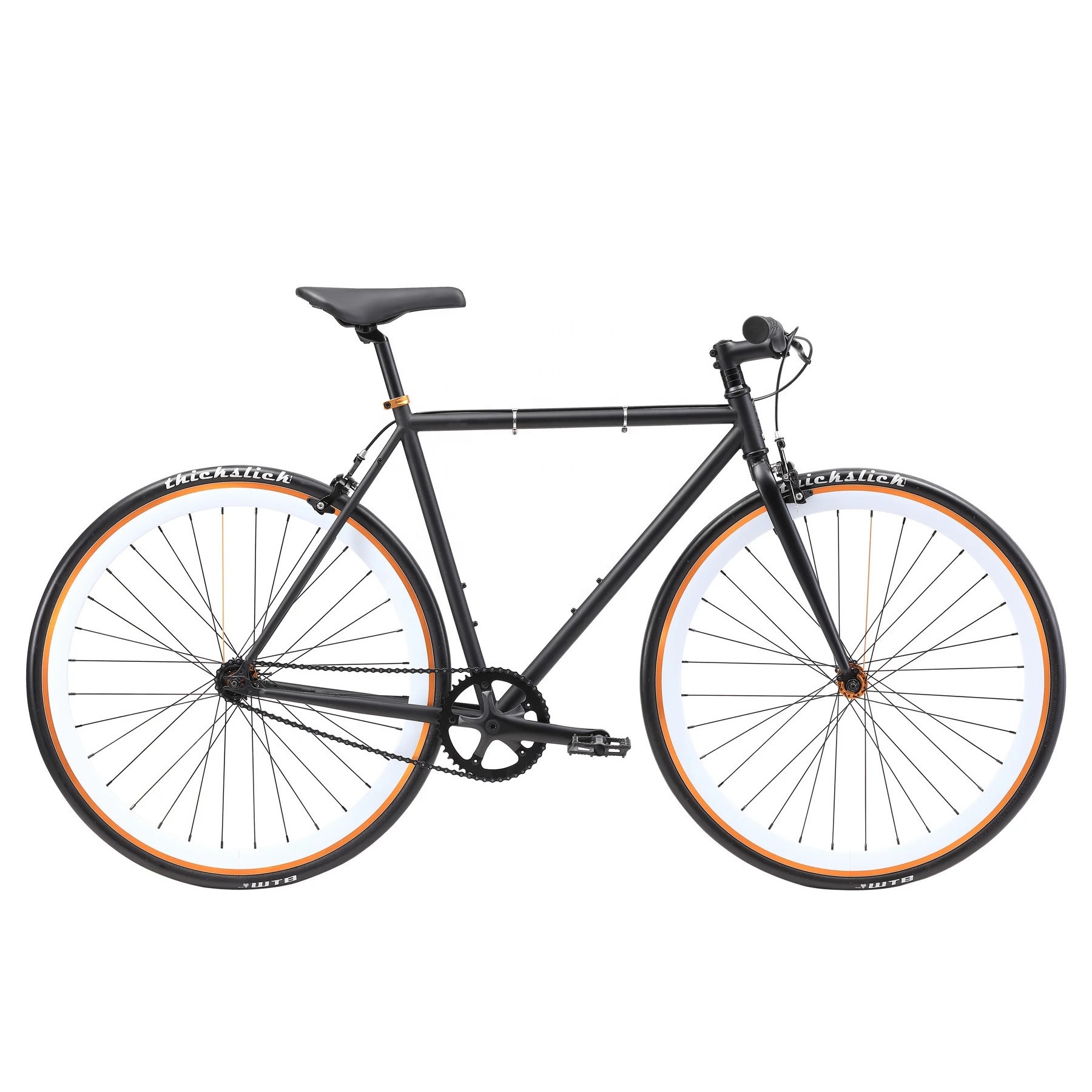 シングルスピードバイク ブラック 700C 高パフォーマンスシングルスピードバイク：ビジネスユーザー向けの品質