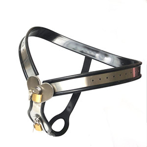 Ceinture de chasteté imperméable pour femmes, modèle HT-XXNT, jouet sexuel alternatif pour adultes, forme de cœur, T-back, verrouillage caché, jouets sexuels SM - Product Image 4