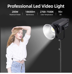Gran oferta 200W LED COB luz continua <span class=keywords><strong>Rmeote</strong></span> Control 2700-7500K 18600lm CRI95 + iluminación de vídeo de estudio fotográfico para grabación de vídeo - Product Image 4