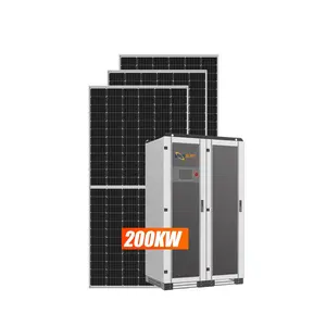 200Kw 250Kw 태양계 Pv 발전소 200 Kw 전체적인 태양 전지판 농장 디자인 제조자 가격