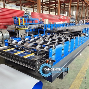 Năng suất cao <span class=keywords><strong>1100</strong></span> ibr hình thang và 976 ibr hình thang hai lớp Tấm lợp tạo thành máy cho Serbia - Product Image 4