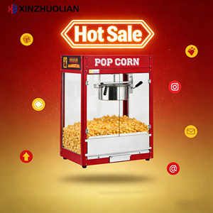 Máquina de Palomitas de Maíz Eléctrica Industrial Antiadherente Automática, Capacidad de 8 oz, Potencia de 1.6KW, Compatibilidad con Múltiples Enchufes, Alta Eficiencia - Product Image 6