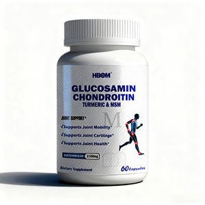 Kapsul pendukung fleksibilitas sendi Sehat Glucosamine Chondroitin sulfat MSM 100% herbal alami untuk peningkatan suplemen tulang - Product Image 3