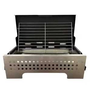 Custom Indoor Barbecue Table Top Small Barbeque Grill Portable Tabletop Outdoor Camping Mini BBQ Grill Camping Grill Camping BBQ