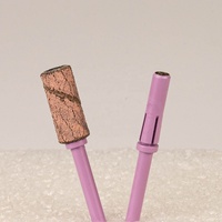 Nouvelles bandes de ponçage à mandrin de 3 mm, design mignon, vert, violet, rose zèbre, petites et mini, pour embouts de ponceuse à ongles