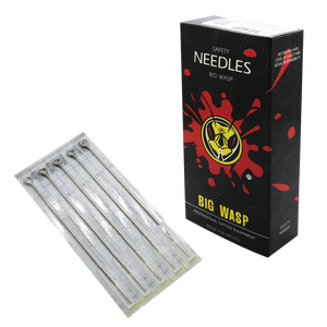 BIGWASP 50 pièces, aiguilles de tatouage traditionnelles Standard, qualité médicale, bobine en acier inoxydable, Machine à tatouer, BugPin <span class=keywords><strong>l</strong></span>-taper aiguilles - Product Image 1