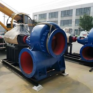 ปั๊มน้ำแบบดูดเดี่ยวแนวนอน Hw แบบเปลือกเดี่ยว ขนาดเส้นผ่านศูนย์กลางใหญ่ อัตราการไหลสูง ปั๊มน้ำแบบไหลผสมที่ไม่ก่อให้เกิดการอุดตัน - Product Image 5