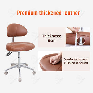 Bureau portable et chaise de selle médicale pour tabouret d'assistant dentaire mobile pour une utilisation par un médecin au bureau ou à l'hôpital - Product Image 4