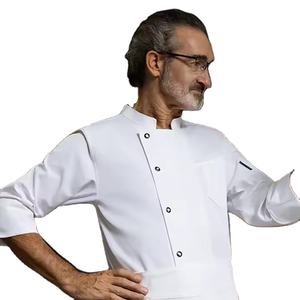 Ropa de chef personalizable para hombres Uniforme de cocina Master Chefs en restaurantes y bares - Product Image 5