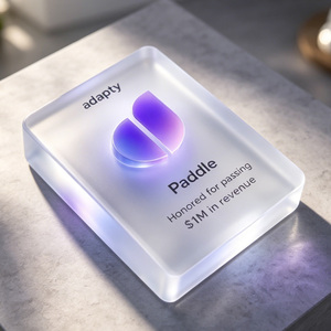 Scultura in Resina Trasparente Personalizzata, Modello Astratto Ecologico in Poliresina per Souvenir - Product Image 4