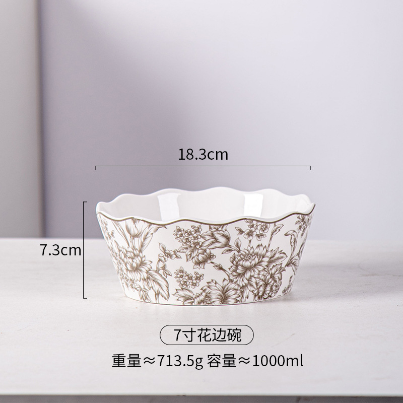 7inch lace bowl