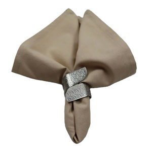 Servilleta de Lino con Dobladillo de Una Sola Costura, Hecha a Mano, 100% Lino, Diseño Cuadrado de Lujo, Tamaño y Color Personalizables, 50x50cm - Product Image 1