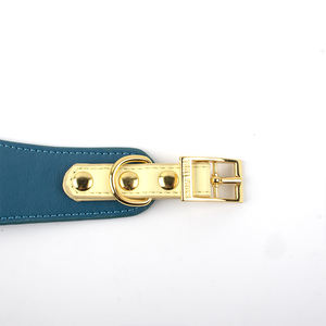 Ensemble de harnais en cuir pour chien de nouveau style de luxe, harnais personnalisé en cuir PU imperméable pour chien et chat avec laisse - Product Image 6