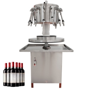 เครื่องบรรจุของเหลวแบบกึ่งอัตโนมัติสำหรับนม น้ำผลไม้ ไวน์ น้ำส้มสายชู น้ำผลไม้แอลกอฮอล์ น้ำดื่ม บรรจุขวดแก้ว ขวดพลาสติก - Product Image 1