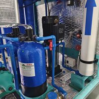 Distributeur d'eau commercial automatique à osmose inverse avec fonction de désinfection UV, SDK, 4G IoT et options de paiement multiples
