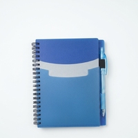 Carnet à spirales personnalisé avec logo et stylo, 70 feuilles, fournisseur de carnets à spirales en papier pierre, carnet à spirales pour cadeau promotionnel