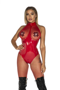 Corsetto erotico lucido trasparente aderente in pelle di un pezzo completo da donna <span class=keywords><strong>Sexy</strong></span> <span class=keywords><strong>intimo</strong></span> erotico <span class=keywords><strong>abbigliamento</strong></span> per sesso S-5XL - Product Image 2