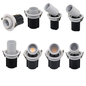 Éclairage intérieur de haute qualité, projecteurs à faisceau réglable en aluminium, 10W 12W COB, faisceau fixe, downlight à intensité variable, 3000-6000K - Product Image 2