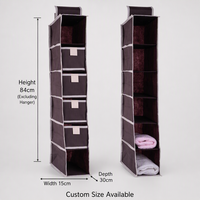 Meuble de rangement à 6 étagères sans tiroirs en tissu, unité d'organisation pour la maison, le bureau, la chambre à coucher, vente en gros, OEM, ODM disponibles