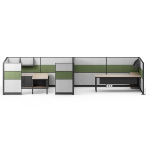 Modular Office Partition Open Office Workstation for 2 4 6 Person Office Table Modern Workstation Desk - Product Image 1