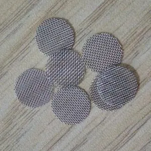 60 Mesh Wire Diameter 0.15mm Combustion Support Stainless Steel Screen Filter Mesh For Smoking Pipe