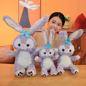 Sac à dos mignon lapin violet poupée Stellalou jouets à pousser avec remplissage en coton PP cadeau d'anniversaire de fille Stella <span class=keywords><strong>Lou</strong></span> lapin en peluche - Product Image 3