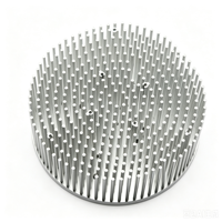 Dissipateur thermique en aluminium forgé à froid, radiateur circulaire usiné sur mesure, personnalisation en petites séries disponible