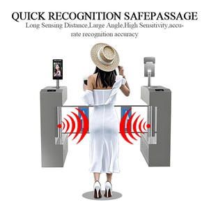 호텔 다목적 액세스 제어 솔루션 양방향 QR 코드 스캐너 스윙 배리어 개찰구 안전한 효율적인 액세스 - Product Image 5