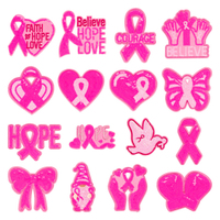 Patch thermocollant en tissu brodé pour ordinateur, motif Ruban Rouge Amour Rose Pailleté, accessoires vestimentaires