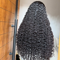 Perruques sans colle Water Wave 13x6 HD transparentes pour têtes à dentelle, cheveux humains pré-épilés, densité 200, cheveux vierges indiens pour femmes