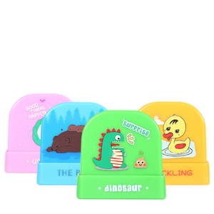 <span class=keywords><strong>Tissu</strong></span> de dessin animé automatique Timbres nominatifs personnalisés Tampons jouets en plastique personnalisables <span class=keywords><strong>pour</strong></span> vêtements d'enfants à usage de bureau - Product Image 2