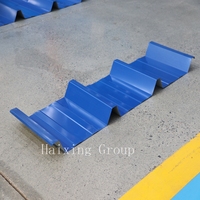 Presse à tuiles trapézoïdales à double pont haute vitesse pour la fabrication de tôles de toiture en acier coloré pour usine de construction