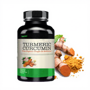 VitaSpring Cúrcuma Curcumina Cápsulas Tabletas Suplementos para la salud de las articulaciones Extracto de raíz de cúrcuma 400mg 500mg Tabletas de curcumina - Product Image 1