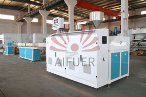 Kullanılmış Rattan Sentetik Ekstrüzyon Makinesi, İnşaat İşlemleri için <span class=keywords><strong>PVC</strong></span> PE PP PPR ABS EVA Levha Film Pelet Boru Üretimi - Product Image 3