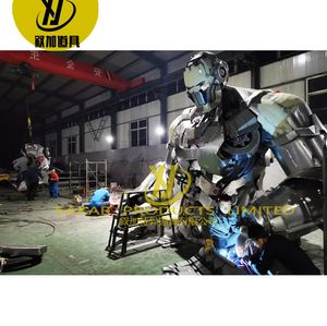 <span class=keywords><strong>Mavel</strong></span> Ornements Décor Léger Sculpture de Jardin en Acier Inoxydable Métal Grandeur Nature Sculpture Bum-blebee Grand Transformateur Sculpture - Product Image 4