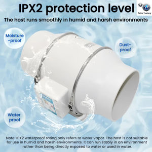 3 "/4"/5 "/6"/8 "/10"/12 "ABS banyo havalandırma kanalı güçlendirici boru ticari mutfak çıkarıcı egzoz fanı 10 inç - Product Image 5