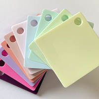 1/8 \ "3mm 12x16 pouces Pastel moulé feuille acrylique plexiglas feuille acrylique pour le pliage et la coupe