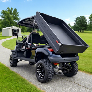 Carrito de Golf de utilidad de Color personalizado Street Legal eléctrico 2 asientos Carro de camión con cubo trasero caja de cama de carga Carro de Golf eléctrico - Product Image 1