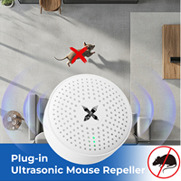 Répulsif anti-rongeurs ultrasonique 25kHz ABS intelligent résistant au feu antiparasitaire pour souris et écureuils pièges à souris électriques
