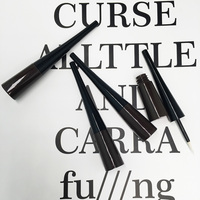 3G bouteille d'eye-liner en forme de tour pour la croissance des cils tube vide liquide faux œil colle noire couleur maquillage emballage en plastique PETG