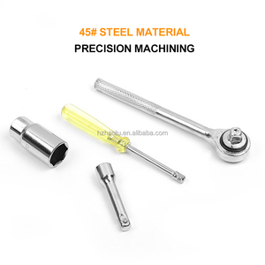 40Pcs En Acier <span class=keywords><strong>Auto</strong></span> De Réparation De Voiture Impériale Métrique Clé Prise Ensemble - Product Image 5
