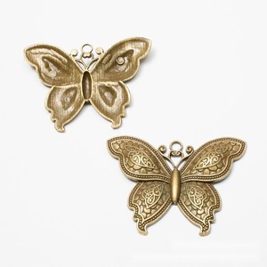 <span class=keywords><strong>Breloque</strong></span> papillon ajourée en alliage de zinc pour accents de bouquet de mariage en plein air - Product Image 6