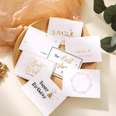 Customized Logo Business Paper Card Printing Greeting Thank You Postcard Personalized Creative Durable Promotional Office Supply