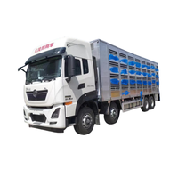 Camion frigorifique Dongfeng KL 8x4 12 roues pour le transport de bétail et de volailles (Euro 2, capacité 41-50t, MGV 25-30T)