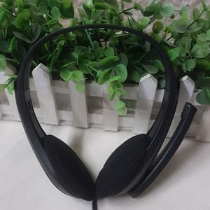 Auriculares supraaurales con micrófono, cableados, con controlador dinámico y estructura de plástico para uso en centros de llamadas - Product Image 1