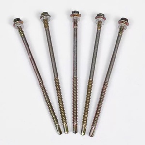 Esagonale auto-forante in acciaio <span class=keywords><strong>inox</strong></span> SS coda di rondine chiodo colore acciaio M4.8 M5.5 M6.3 dispositivo di fissaggio produttore vite bullone - Product Image 6