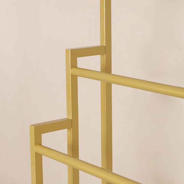 Multilevel High Quality Metal Scarf Display Stand for Wholesale — view 4
