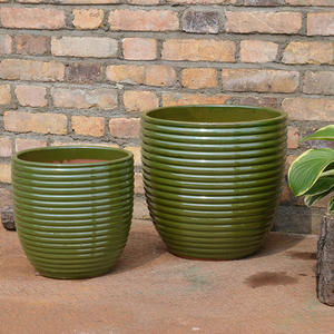 Pots <span class=keywords><strong>de</strong></span> fleurs noirs décorations pour la maison <span class=keywords><strong>Pot</strong></span> <span class=keywords><strong>de</strong></span> bonsaï en céramique grand émaillé - Product Image 5