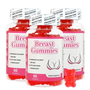 Chinaherbs Gummies pour Poitrine Sexy et Volumineuse, pour Raffermir la Peau, Augmenter la Circonférence de la Poitrine, Gummies d'Amélioration Mammaire - Product Image 1