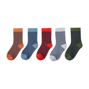 Chaussettes courtes pour enfants en coton peigné, couleur unie, style macaron, double aiguille, pour garçons et filles, collection printemps-automne - Product Image 1